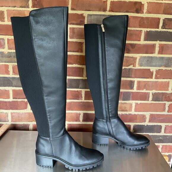 NEW Kenneth Cole New York Women’s Riva Over the Knee Boots Black Size 8M - Picture 1 of 10